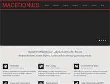 Tablet Screenshot of macedonius.com